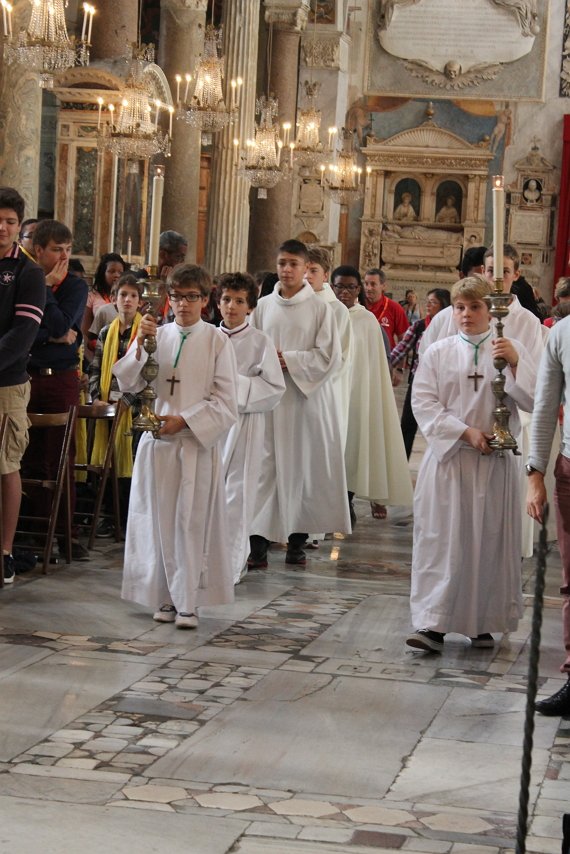 Messe à Santa Maria in Aracoeli. © D.R.