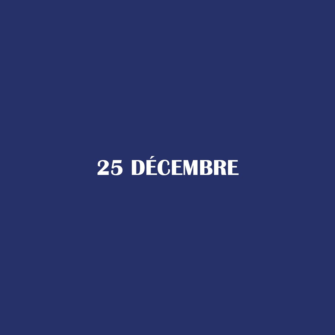 25 décembre
