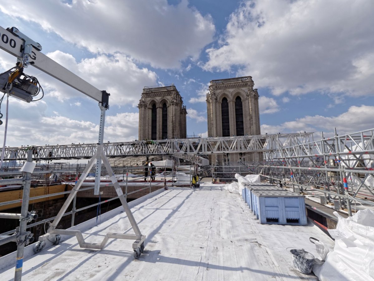Notre-Dame de Paris, deux ans après. © Yannick Boschat / Diocèse de Paris.