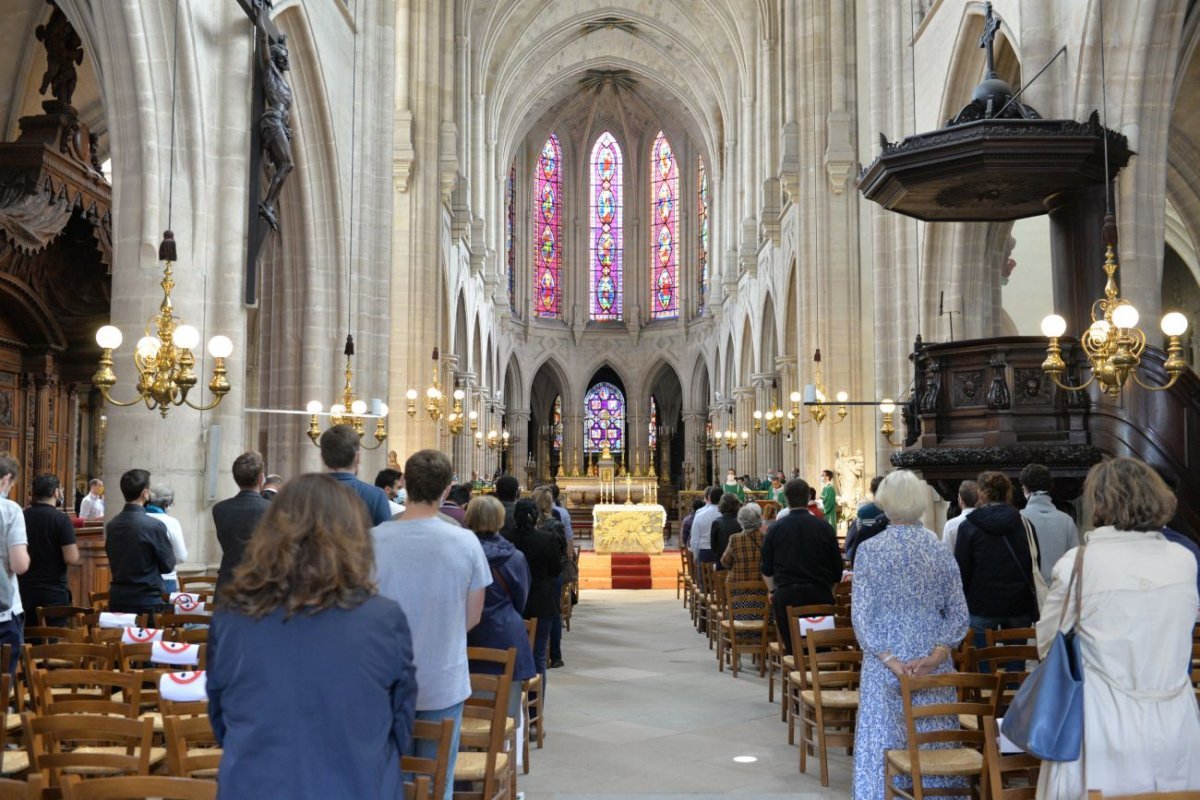 Messe pour les vocations 2021. © Marie-Christine Bertin / Diocèse de Paris.