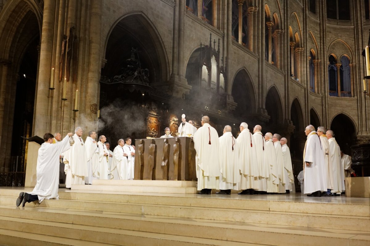 Liturgie eucharistique. © Yannick Boschat / Diocèse de Paris.