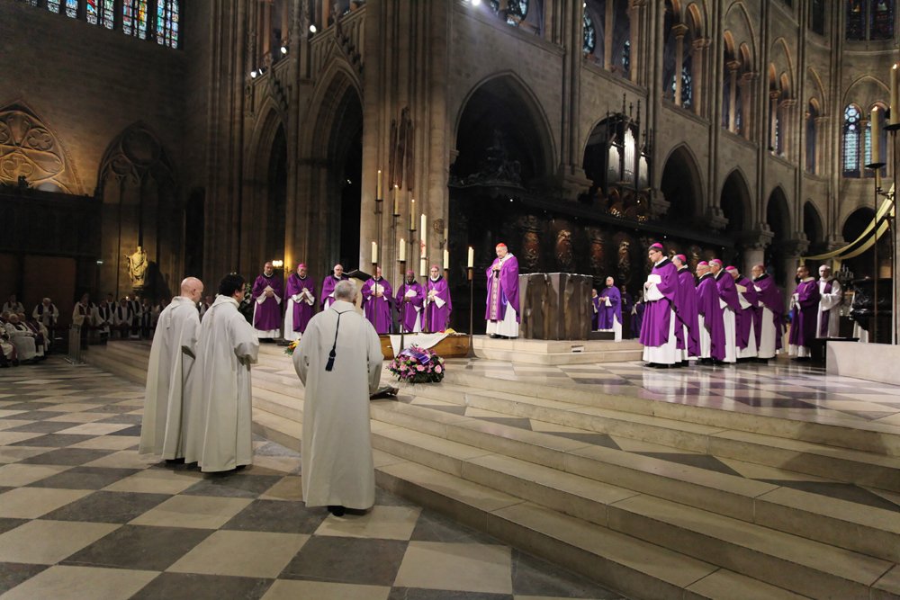 Obsèques de Mgr Michel Pollien. © Yannick Boschat / Diocèse de Paris.