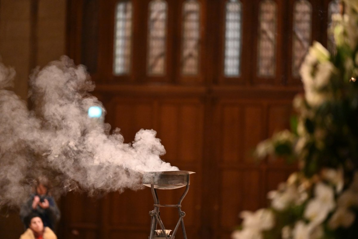 Vêpres du jeudi 12 décembre 2024 à Notre-Dame de Paris. © Marie-Christine Bertin / Diocèse de Paris.