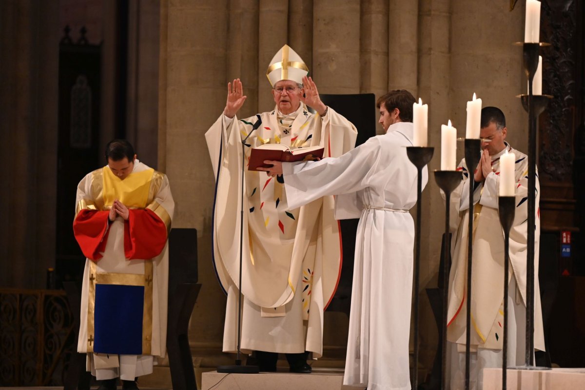Messe pour l'anniversaire de la Faculté Notre-Dame, du Séminaire de (…). © Marie-Christine Bertin / Diocèse de Paris.
