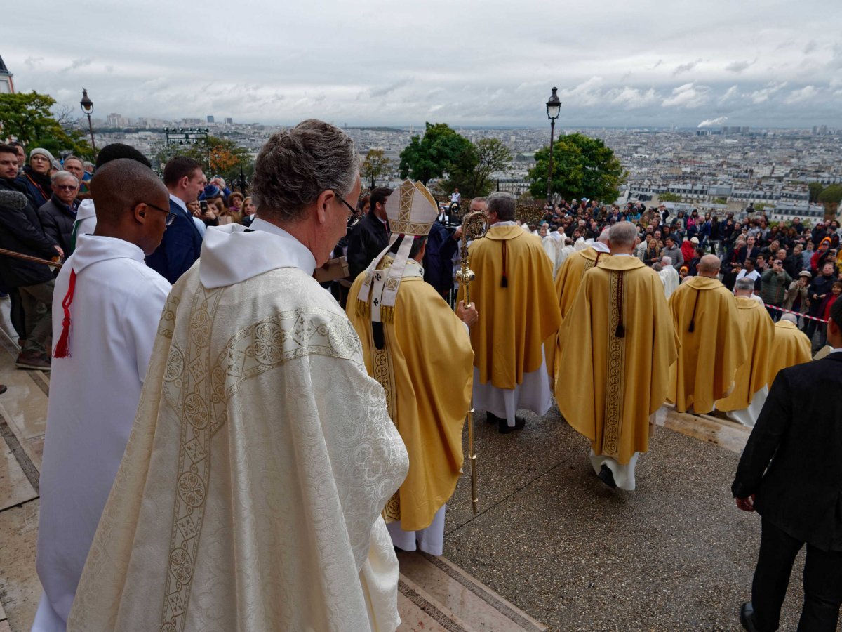 Messe d'ouverture du Jubilé du Sacré-Cœur de Montmartre. © Yannick Boschat / Diocèse de Paris.