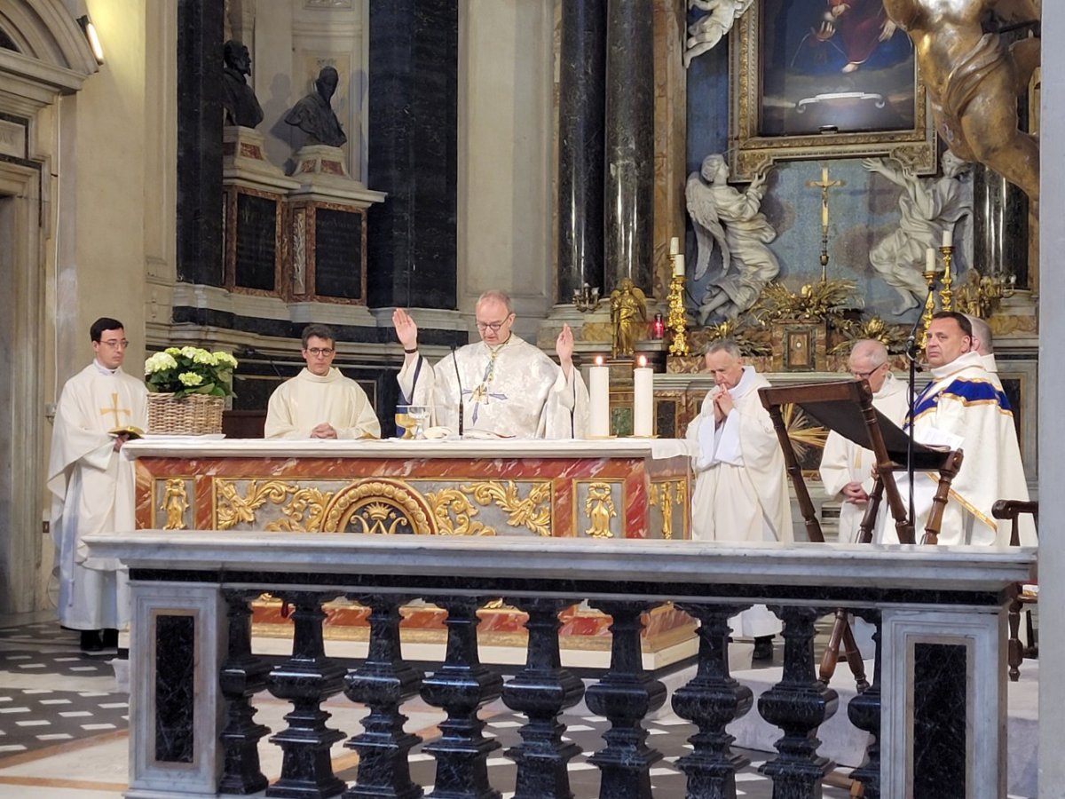 Pèlerinage diocésain à Rome pour la canonisation de Charles de Foucauld. © Charlotte Reynaud / Diocèse de Paris.