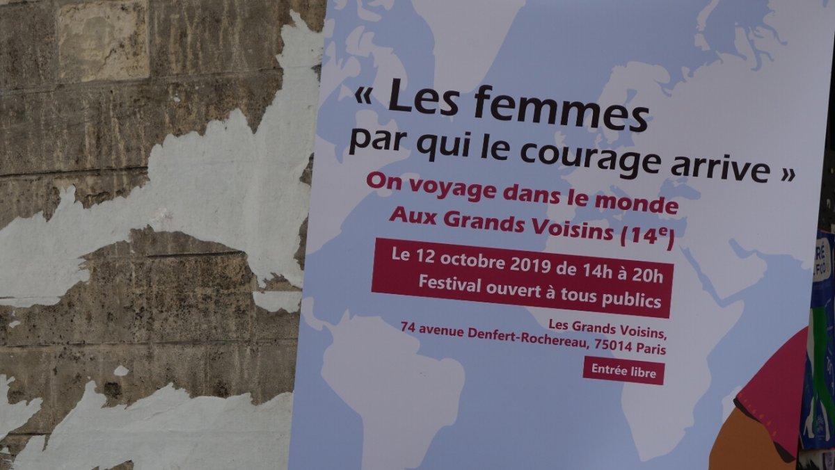 Festival “Les femmes par qui le courage arrive”. © Étienne Castelein / Diocèse de Paris.
