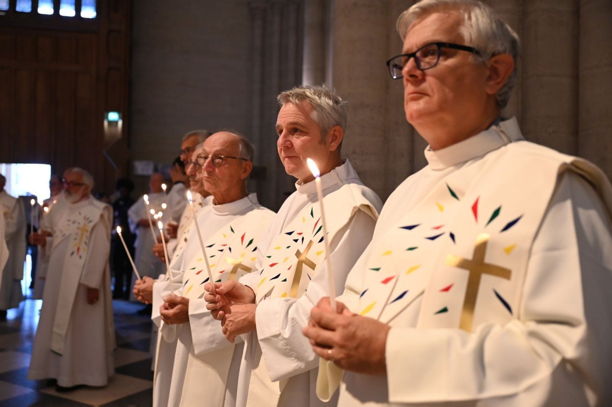 Ordinations des diacres permanents 2025. © Marie-Christine Bertin / Diocese de Paris.