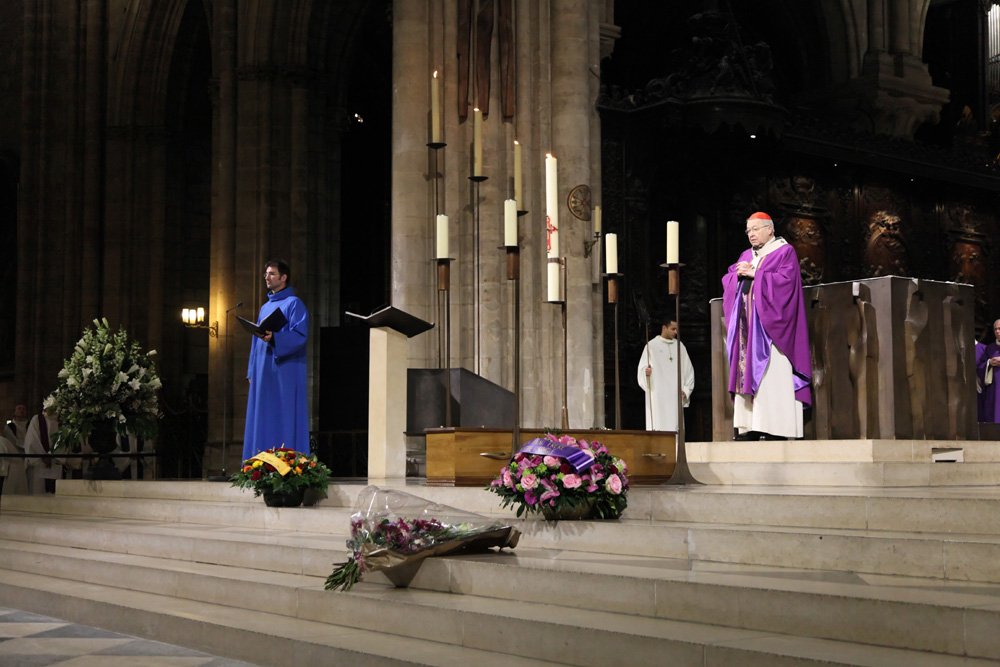Obsèques de Mgr Michel Pollien. © Yannick Boschat / Diocèse de Paris.