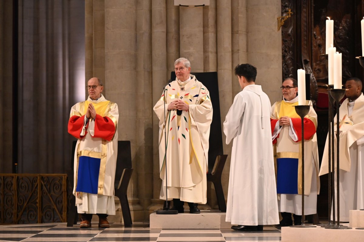 Messe en présence d'associations caritatives et ceux qu'elles (…). © Marie-Christine Bertin / Diocèse de Paris.