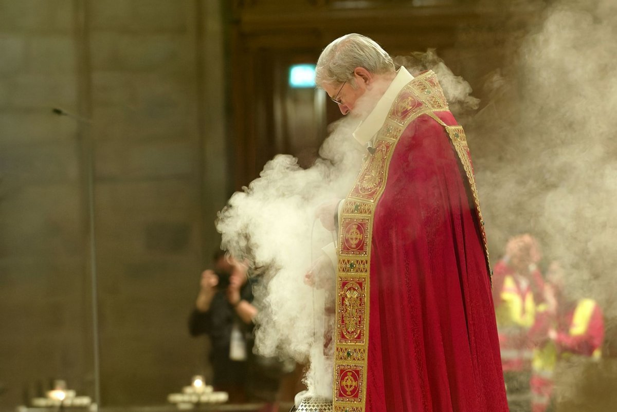 Retour de la Couronne d'épines à Notre-Dame de Paris. © Trung Hieu Do / Diocèse de Paris.