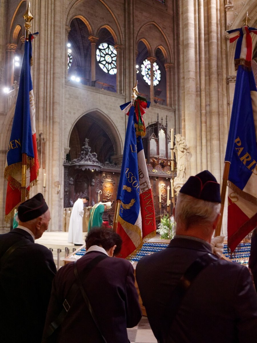 Messe pour l'anniversaire de la Libération de Paris. © Yannick Boschat / Diocèse de Paris.