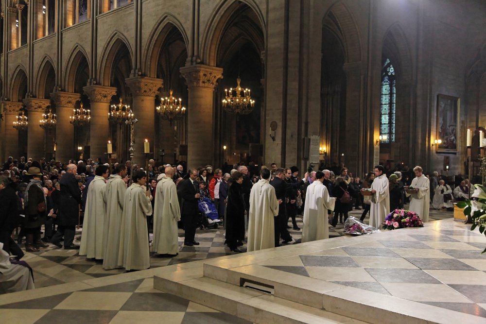 Obsèques de Mgr Michel Pollien. © Yannick Boschat / Diocèse de Paris.