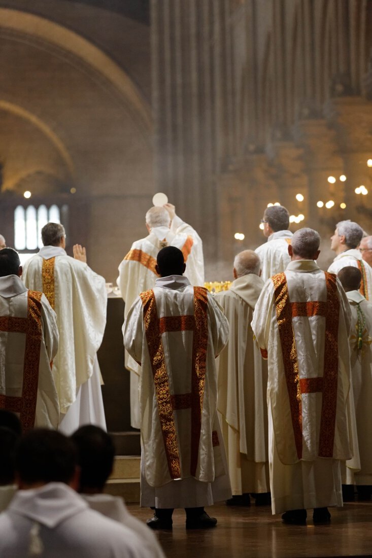 Liturgie eucharistique. © Yannick Boschat / Diocèse de Paris.