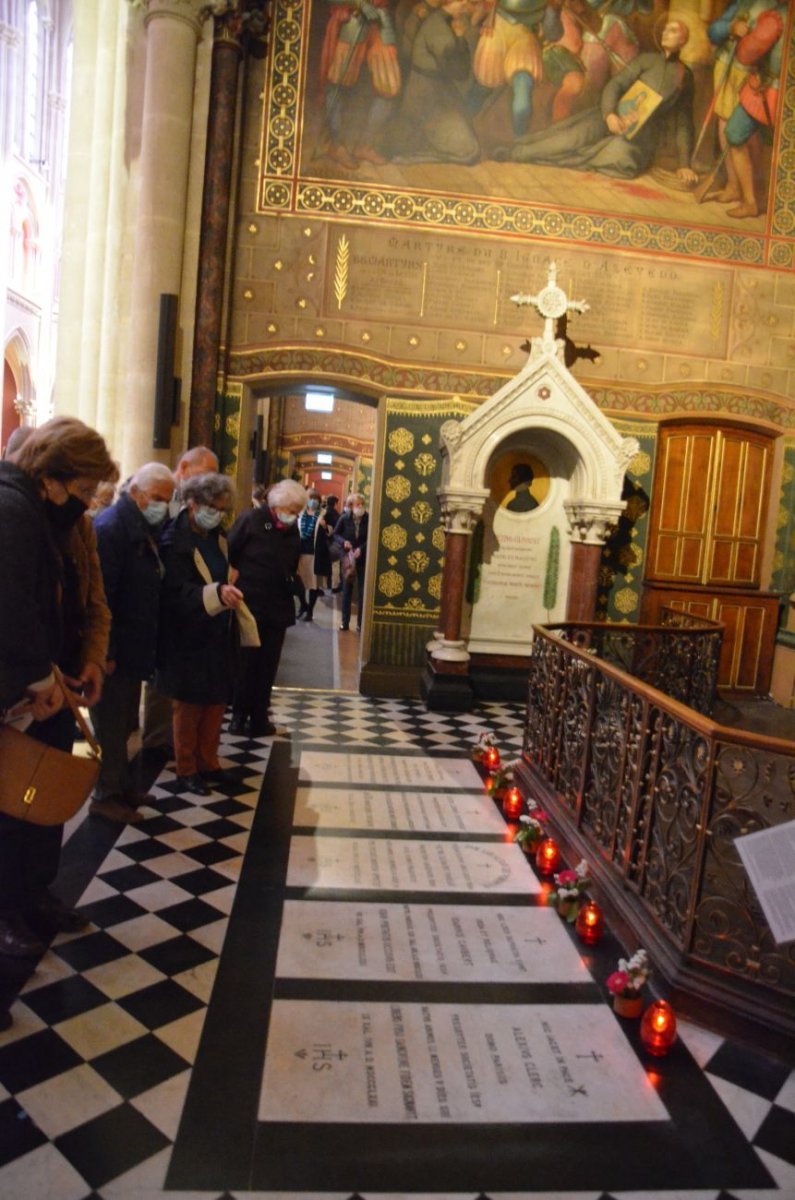 Hommage aux jésuites martyrs de la Commune de Paris en l'église (…). © Michel Pourny / Diocèse de Paris.