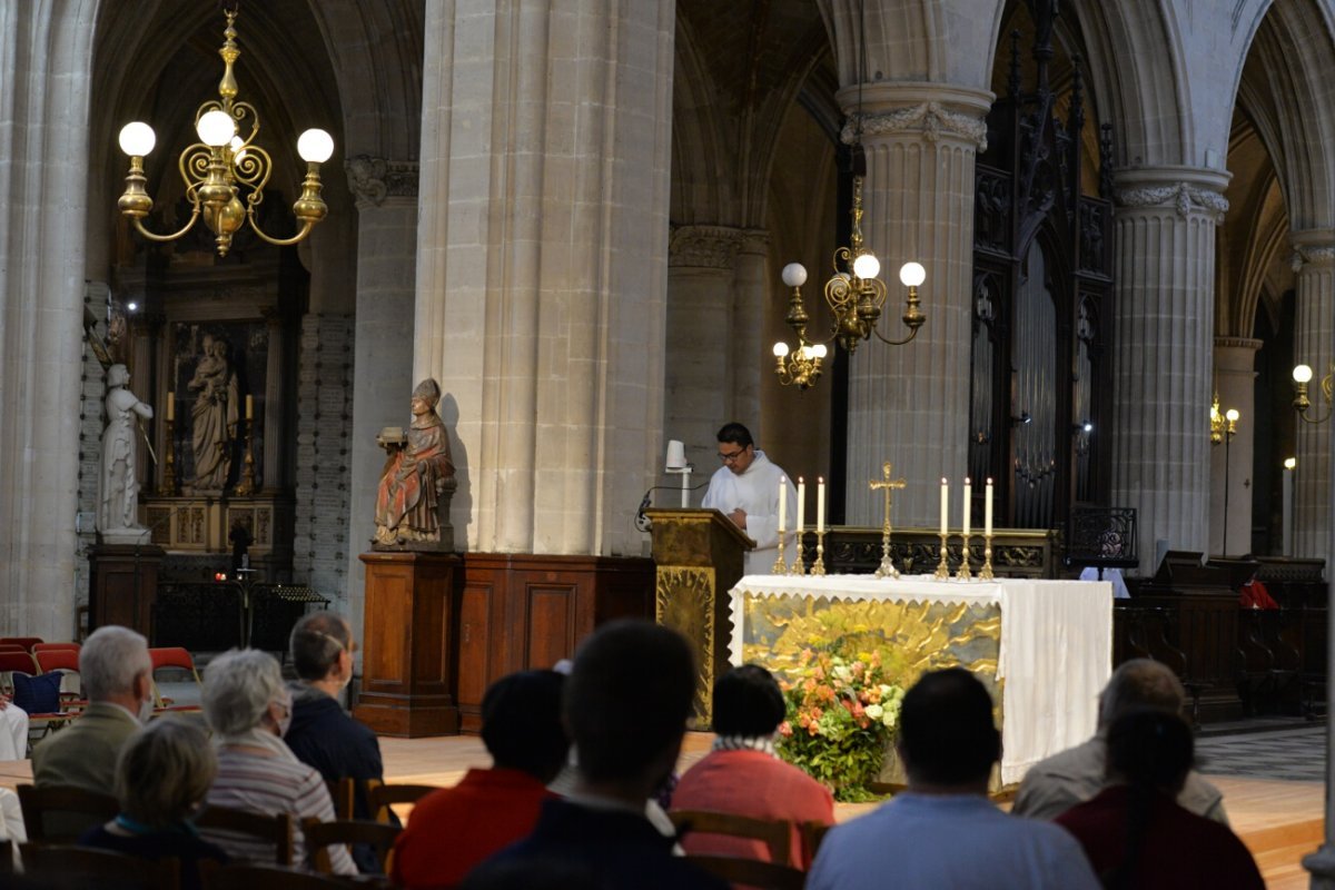 Messe des nouveaux prêtres à Saint-Germain l'Auxerrois. © Marie-Christine Bertin / Diocèse de Paris.