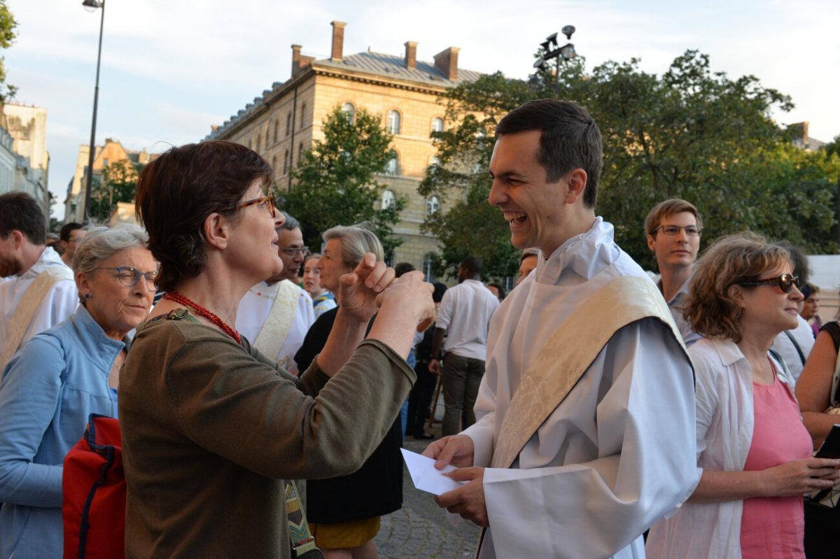 Messe pour les jeunes et les vocations. © Marie-Christine Bertin / Diocèse de Paris.