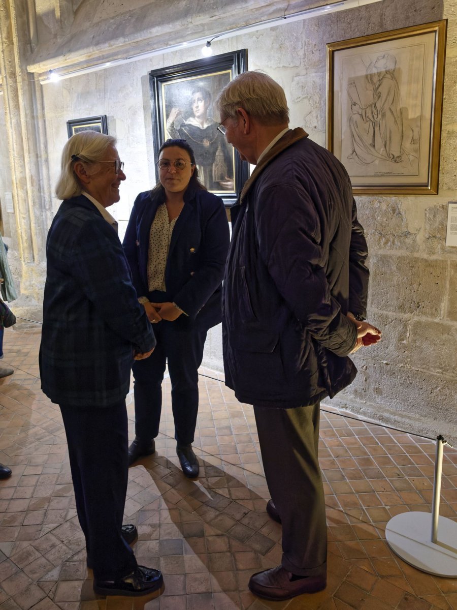 Vernissage de l'exposition “Un patrimoine méconnu”. © Yannick Boschat / Diocèse de Paris.
