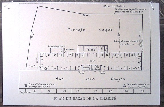 Plan du bazar. © C. D. A. S..