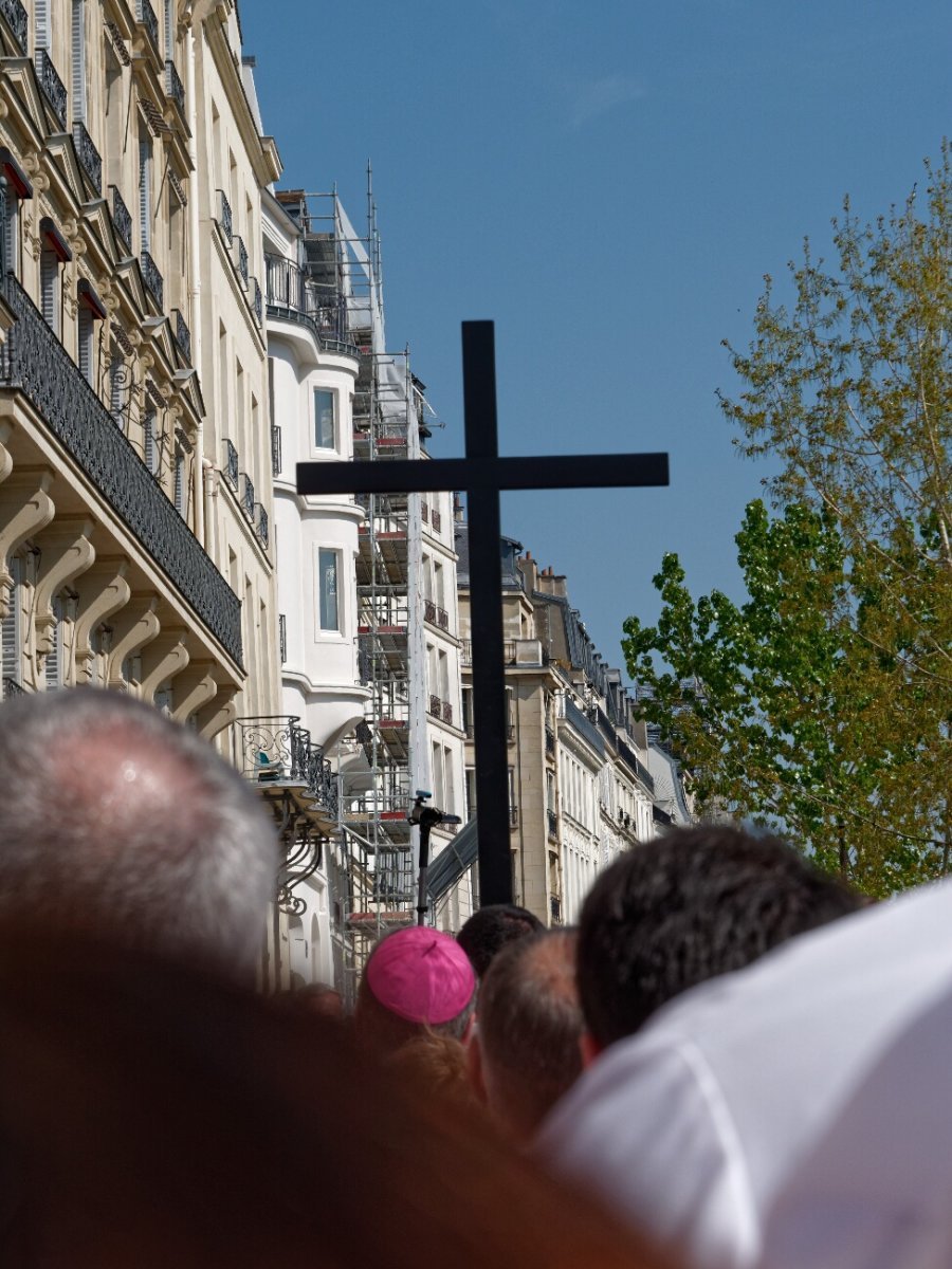 Chemin de croix de Notre-Dame de Paris. © Yannick Boschat / Diocèse de Paris.