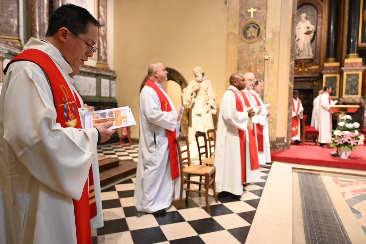 Messe de rentrée en la fête de la Saint-Luc. © Marie-Christine Bertin / Diocèse de Paris.