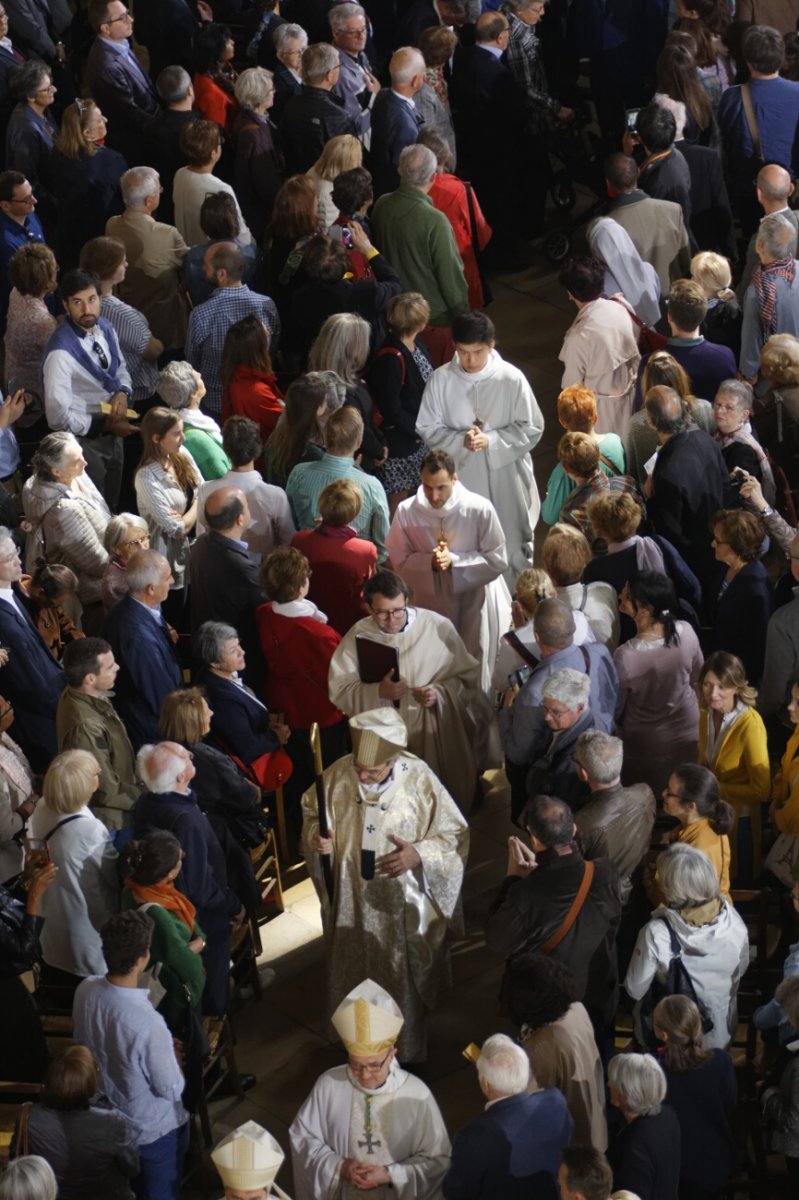Messe de Pâques à Saint-Eustache. © Yannick Boschat / Diocèse de Paris.