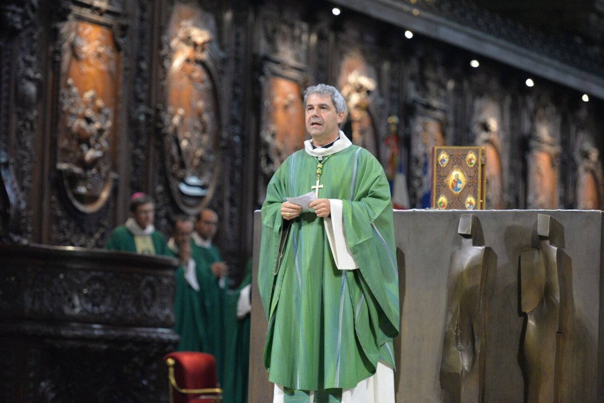 Mgr Denis Jachiet, évêque auxiliaire de Paris. © Marie-Christine Bertin / Diocèse de Paris.