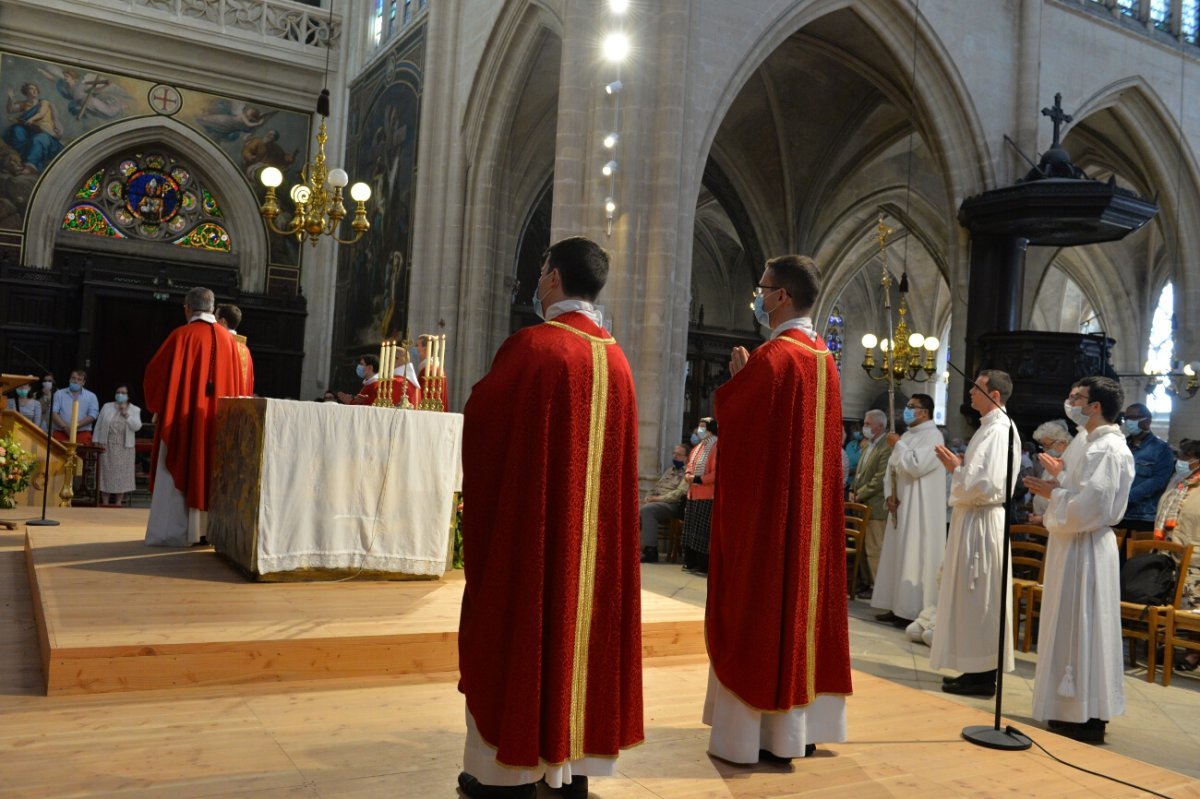 Messe des nouveaux prêtres à Saint-Germain l'Auxerrois. © Marie-Christine Bertin / Diocèse de Paris.