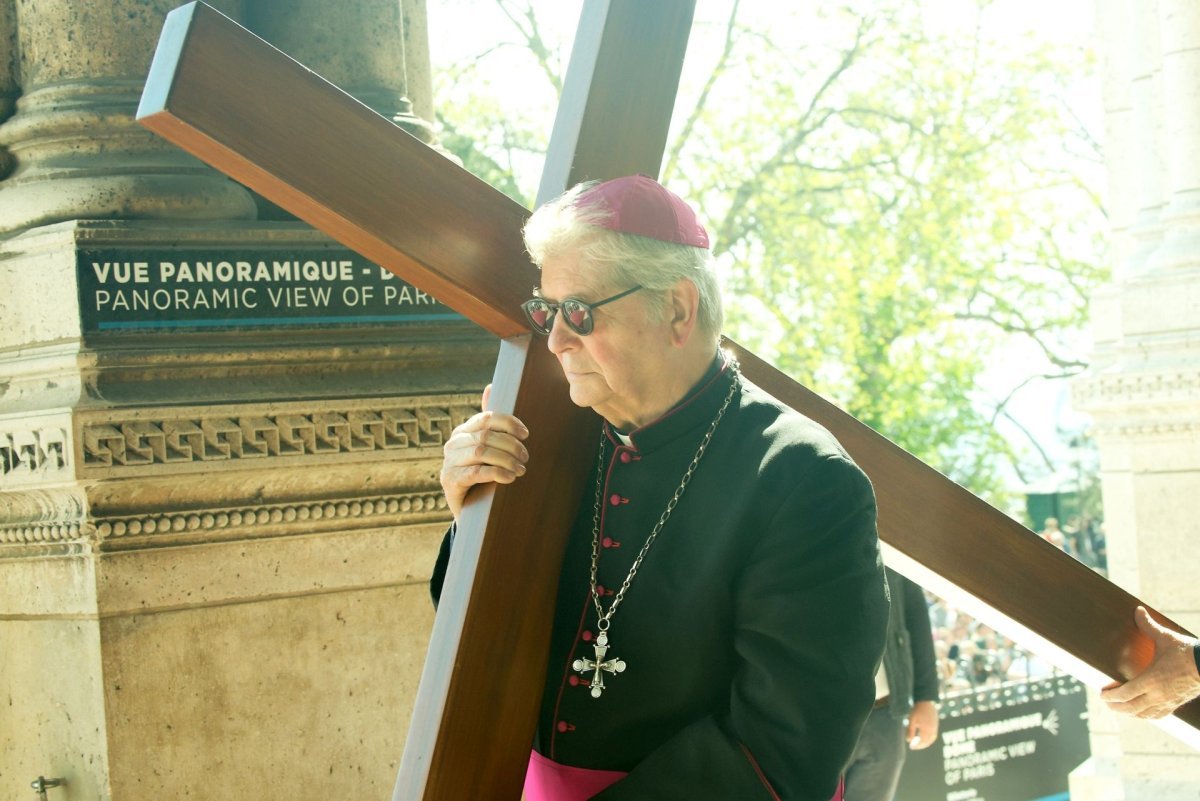Chemin de croix de Montmartre 2025. © Trung Hieu Do / Diocèse de Paris.