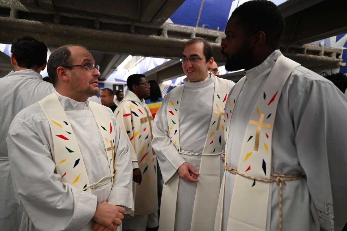 Messe en présence des prêtres et diacres de Paris. © Marie-Christine Bertin / Diocèse de Paris.