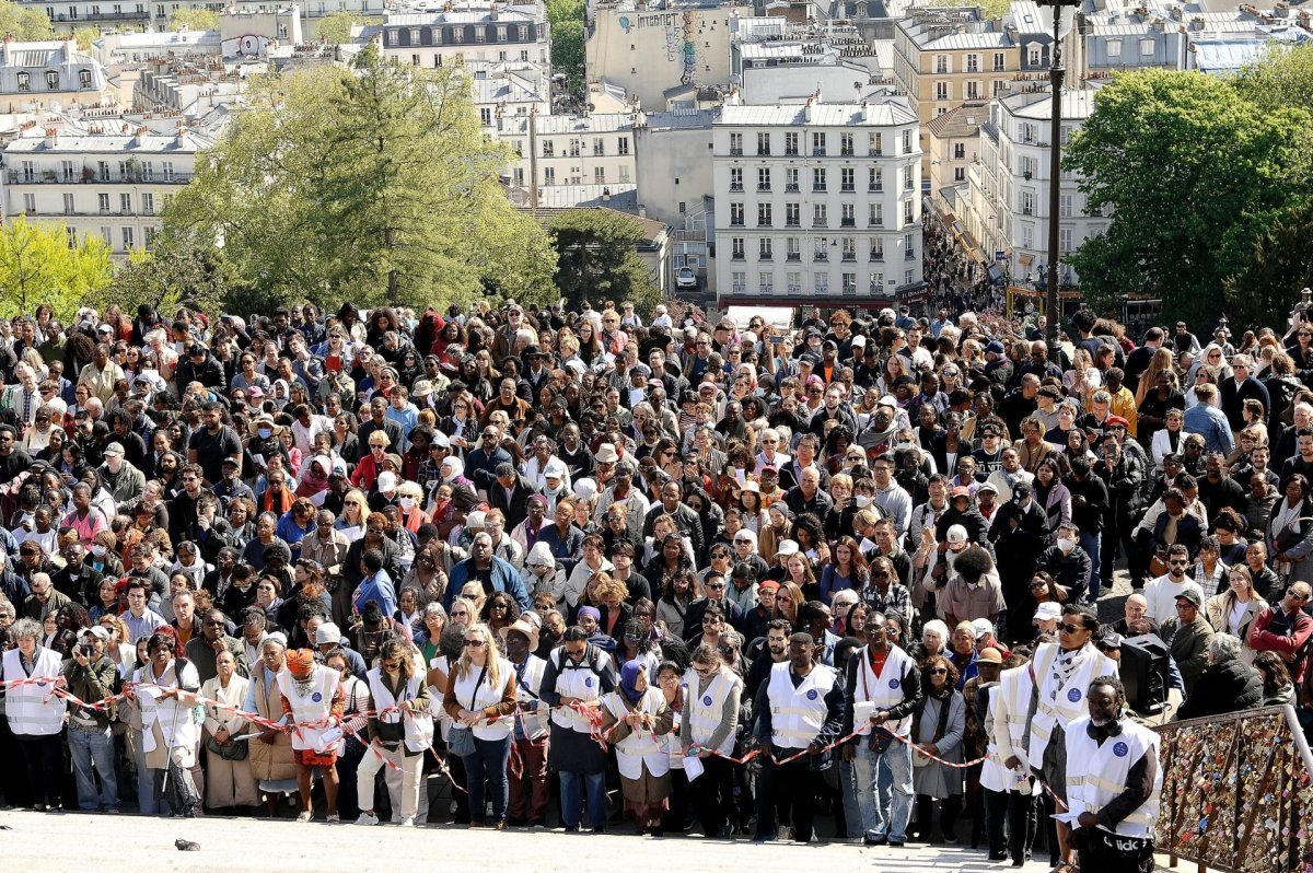 Chemin de croix de Montmartre 2025. © Trung Hieu Do / Diocèse de Paris.