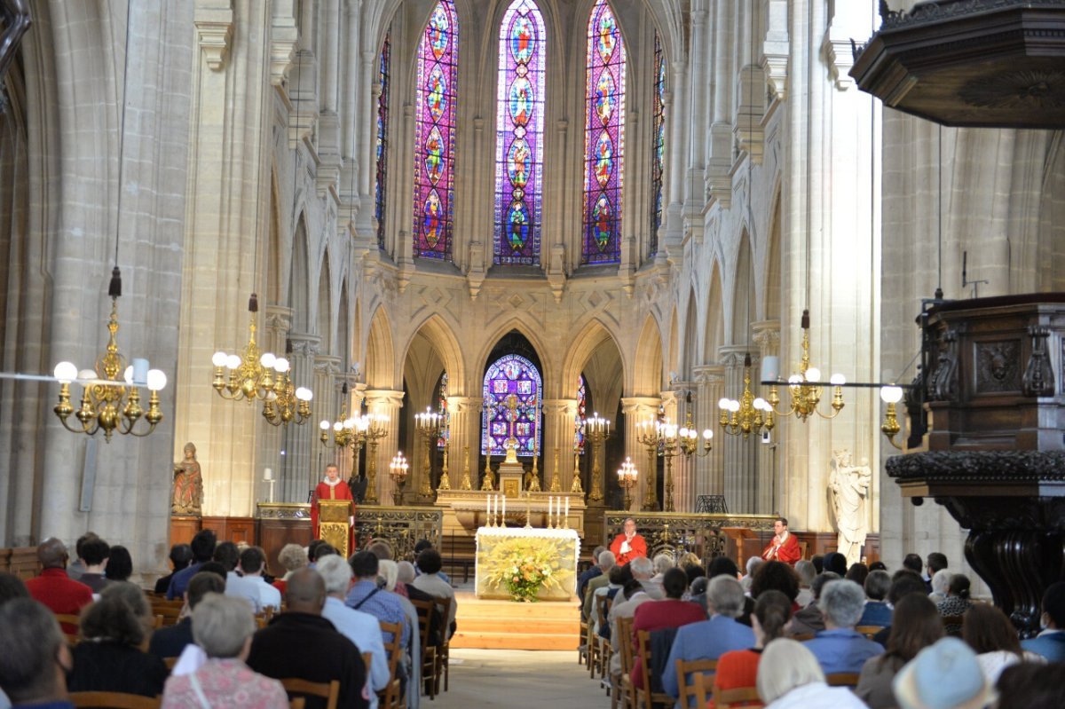 Messe des nouveaux prêtres à Saint-Germain l'Auxerrois. © Marie-Christine Bertin / Diocèse de Paris.