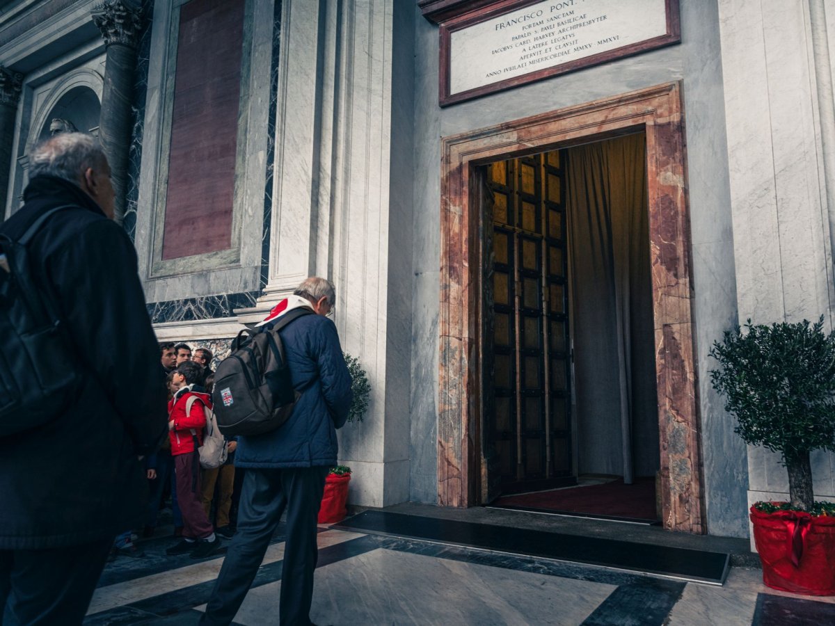 Pèlerinage à Rome dans le cadre du Jubilé de l'espérance - 24 février. © Liam Houarau / Diocèse de Paris.