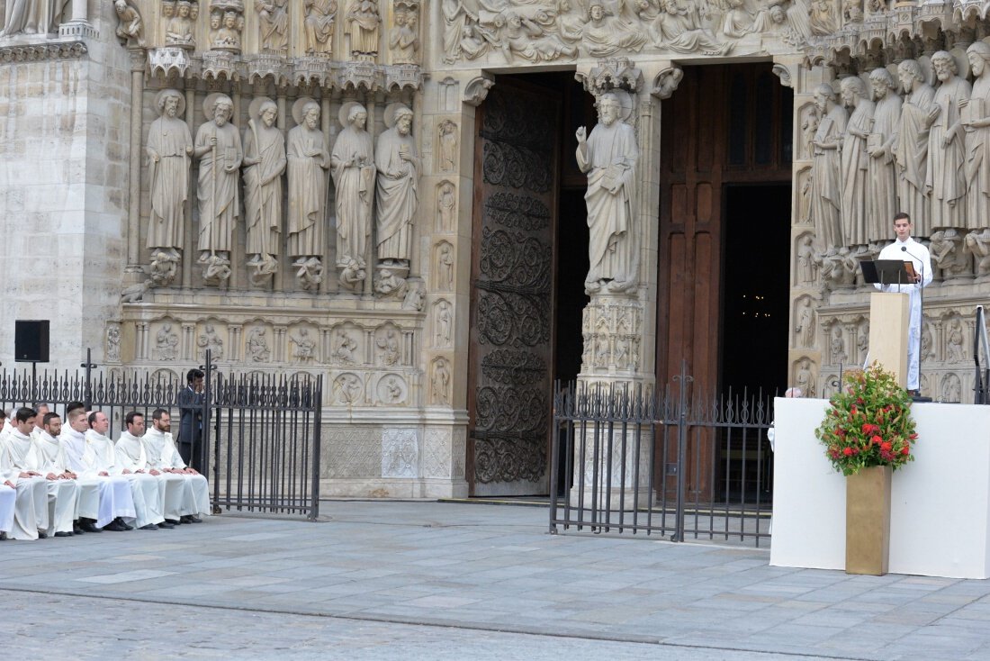 Liturgie de la Parole. © Marie-Christine Bertin / Diocèse de Paris.