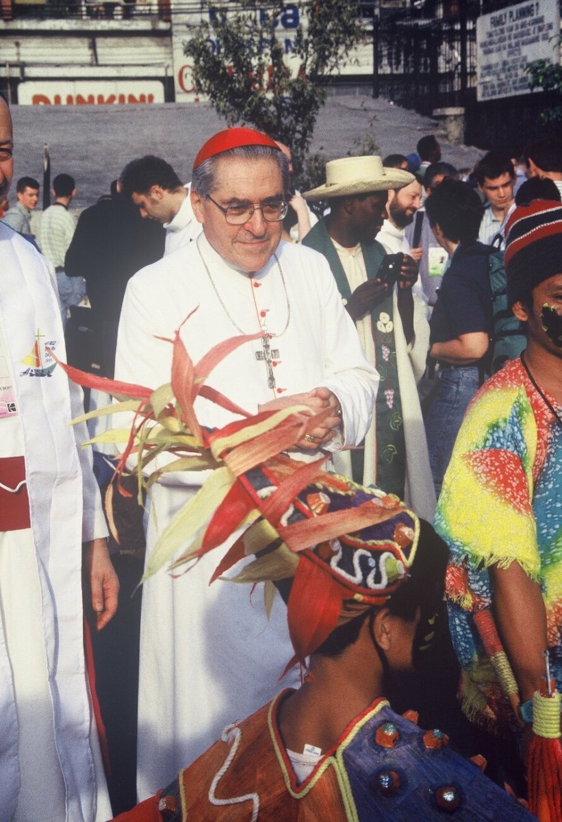 Lors des JMJ à Manille. En 1995. © D. R..