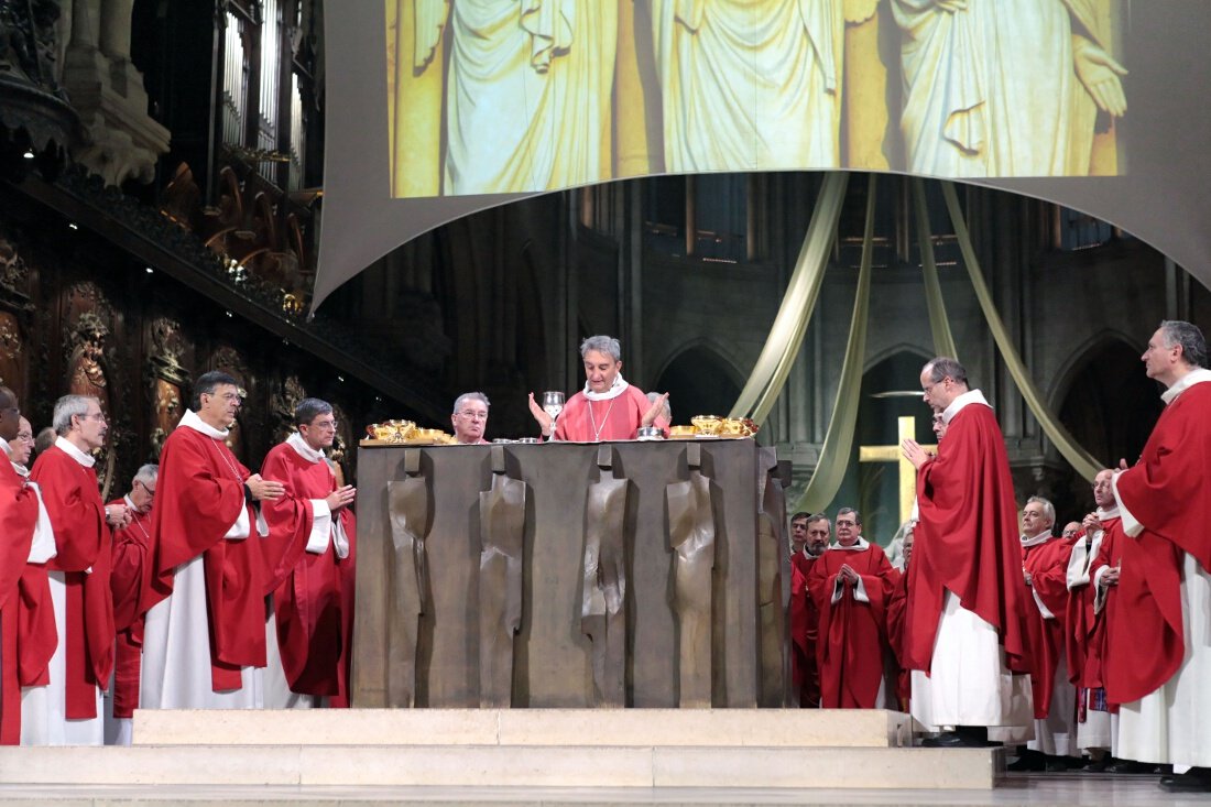 Liturgie eucharistique. © Yannick Boschat / Diocèse de Paris.
