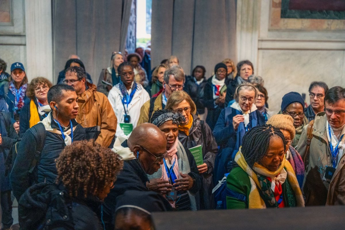 Pèlerinage à Rome dans le cadre du Jubilé de l'espérance - 24 février. © Liam Houarau / Diocèse de Paris.