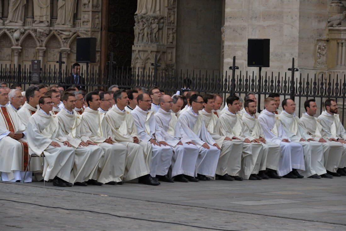 Les ordinands. © Marie-Christine Bertin / Diocèse de Paris.