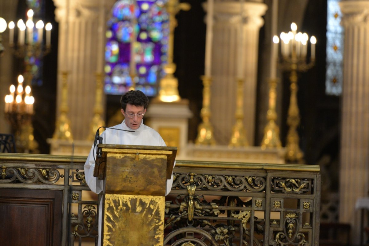 Messe des nouveaux prêtres à Saint-Germain l'Auxerrois. © Marie-Christine Bertin / Diocèse de Paris.