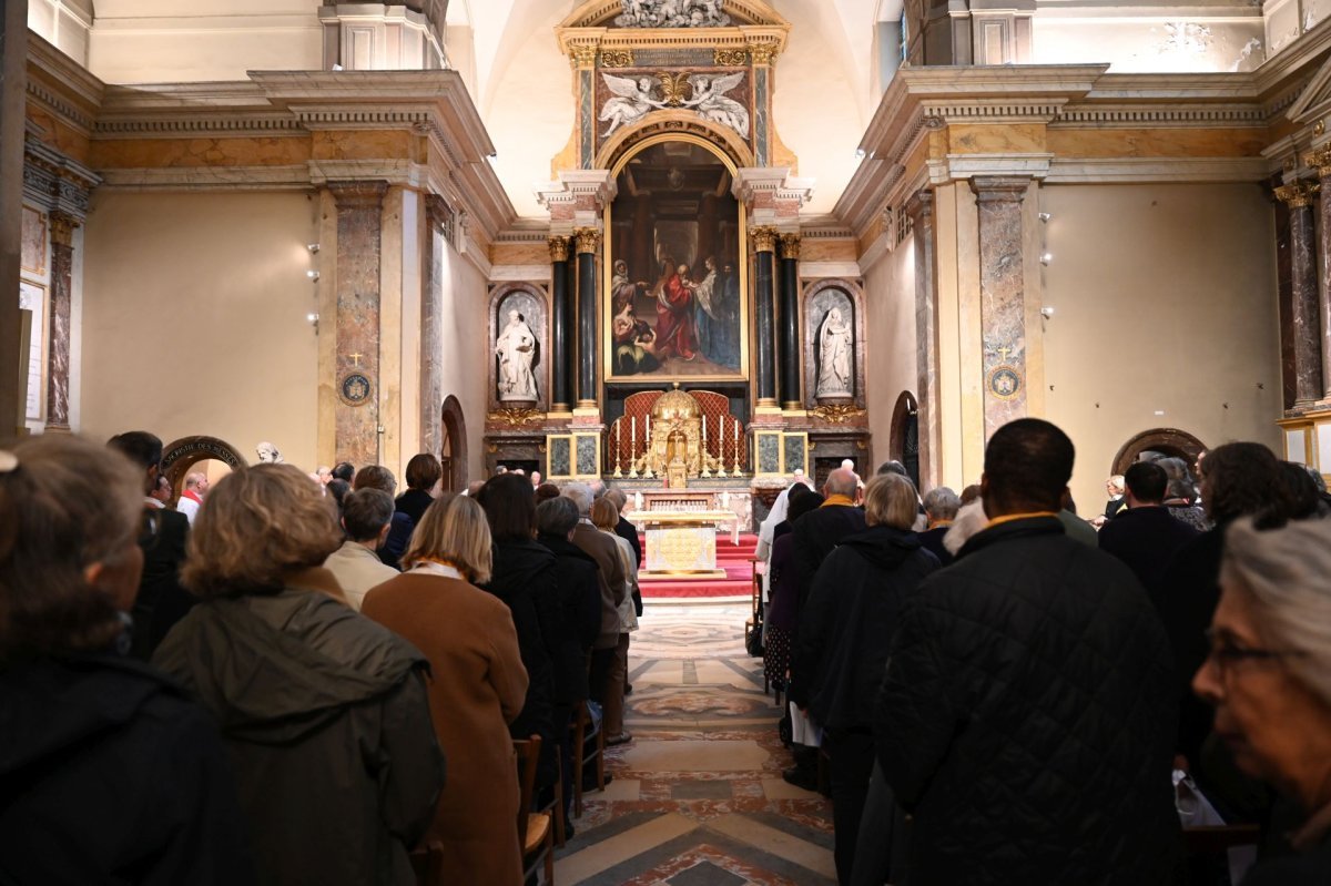 Messe de rentrée en la fête de la Saint-Luc. © Marie-Christine Bertin / Diocèse de Paris.