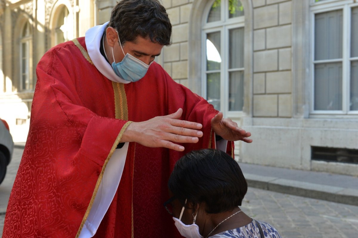 Messe des nouveaux prêtres à Saint-Germain l'Auxerrois. © Marie-Christine Bertin / Diocèse de Paris.