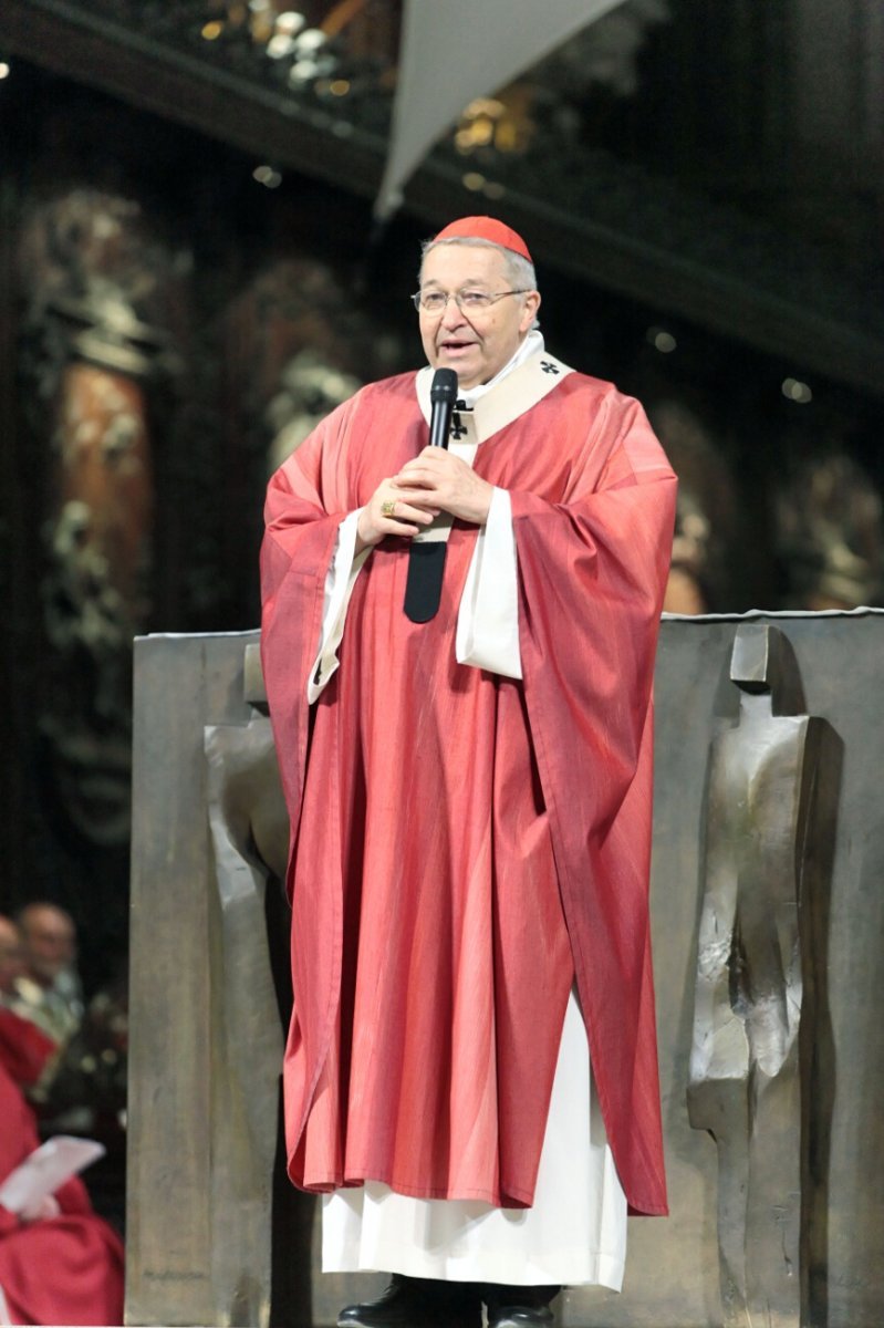 13 octobre 2013, jubilé épiscopal de Mgr Georges Soubrier et du cardinal (...). © Yannick Boschat.