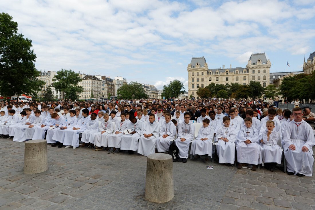 Homélie du cardinal André Vingt-Trois. © Yannick Boschat / Diocèse de Paris.