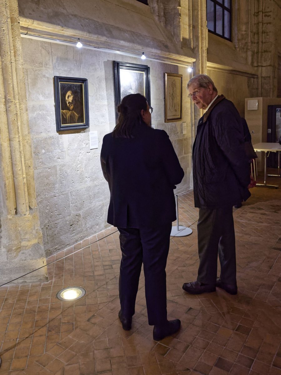 Vernissage de l'exposition “Un patrimoine méconnu”. © Yannick Boschat / Diocèse de Paris.
