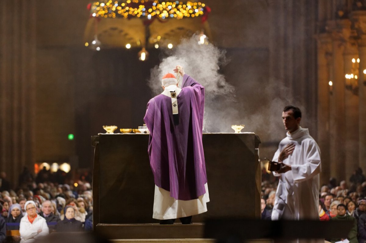 Messe d'action de grâce du cardinal André Vingt-Trois. © Yannick Boschat / Diocèse de Paris.
