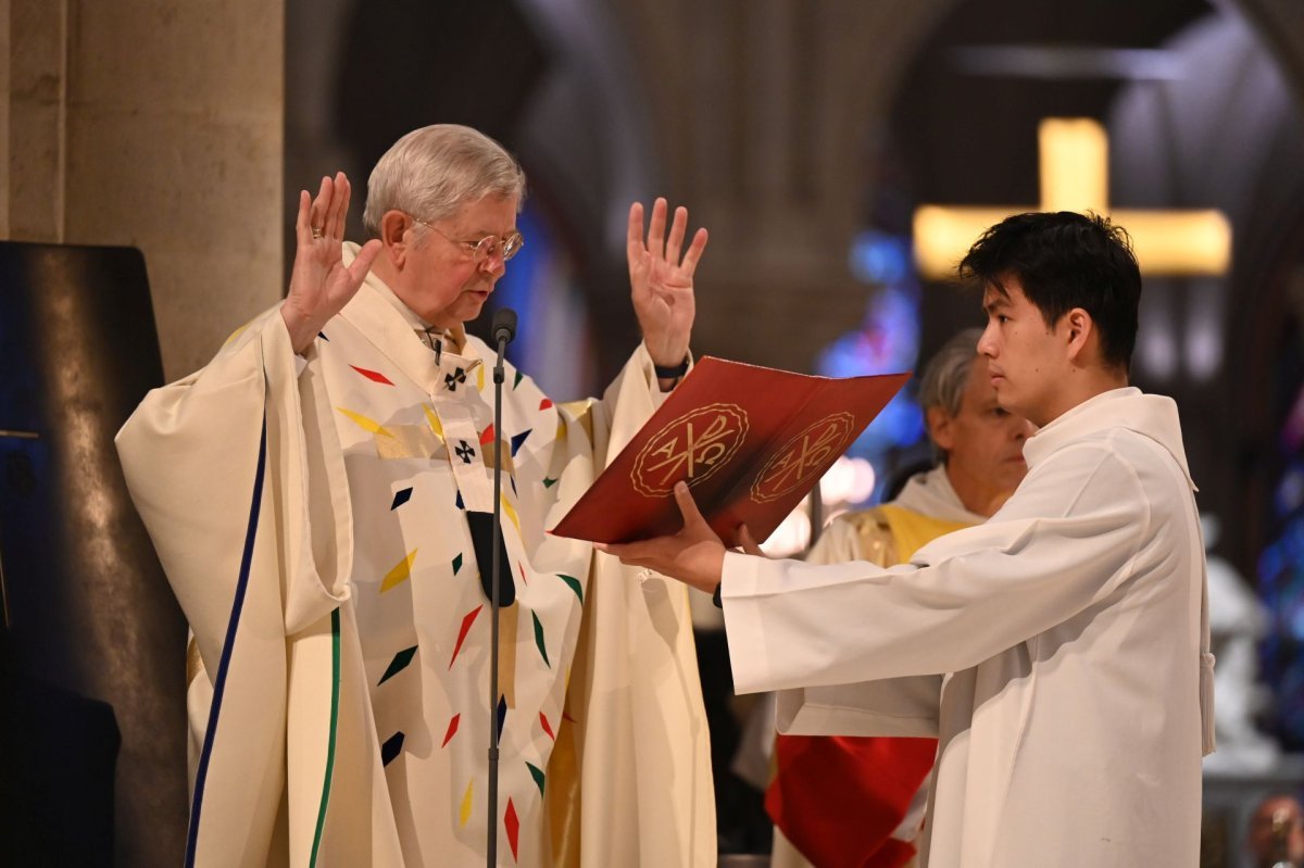 Ordinations des diacres permanents 2025. © Marie-Christine Bertin / Diocese de Paris.