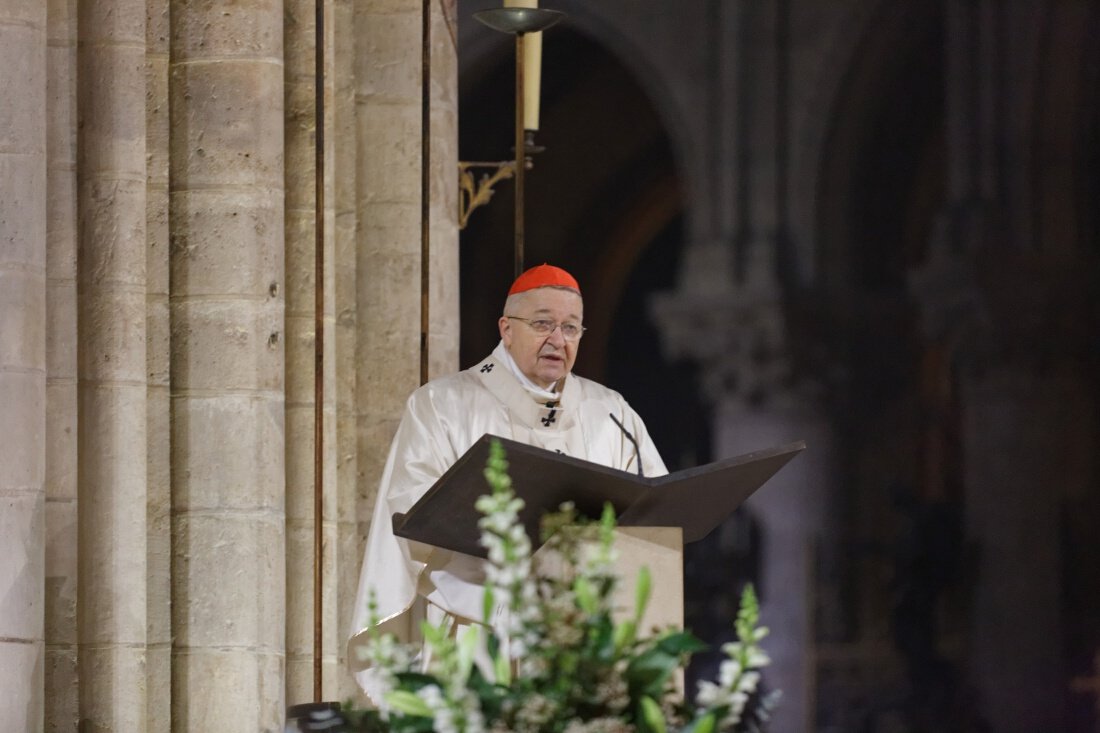 Homélie du cardinal André Vingt-Trois. © Yannick Boschat / Diocèse de Paris.