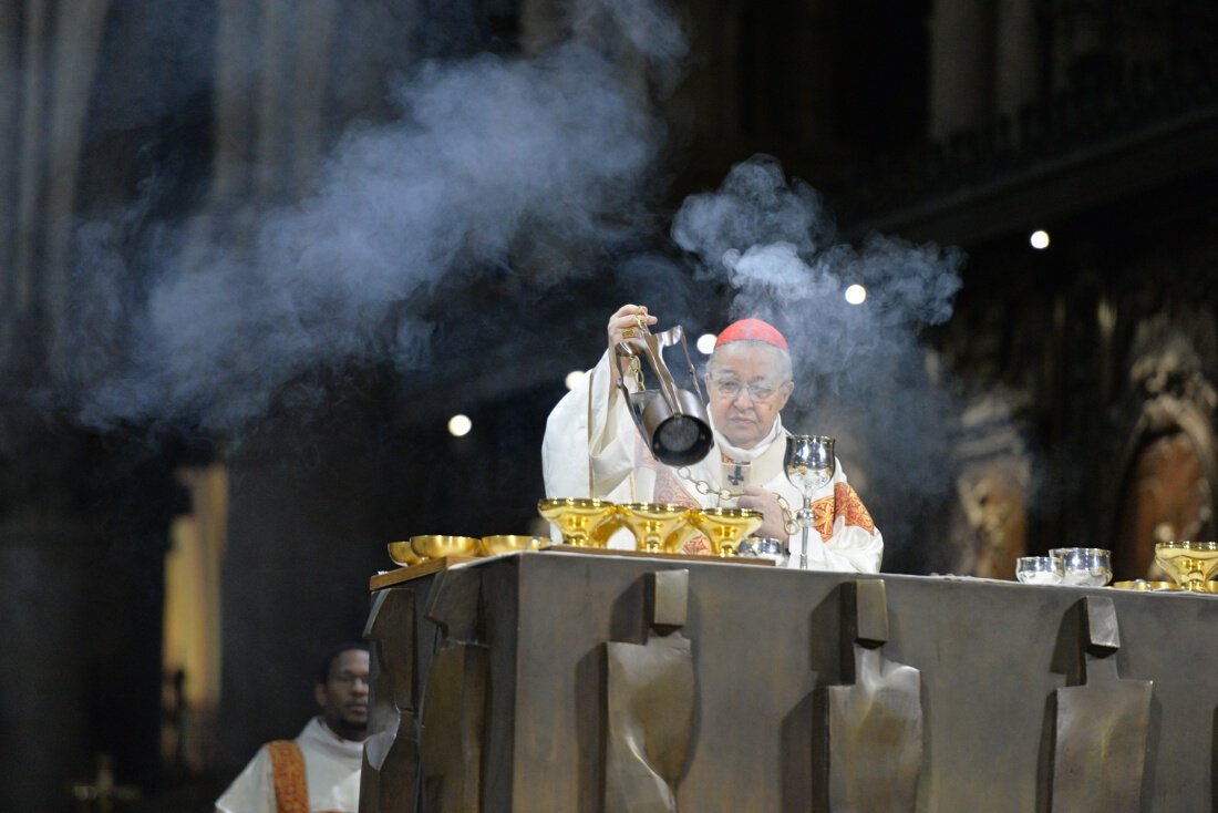 Liturgie eucharistique. © Marie-Christine Bertin / Diocèse de Paris.