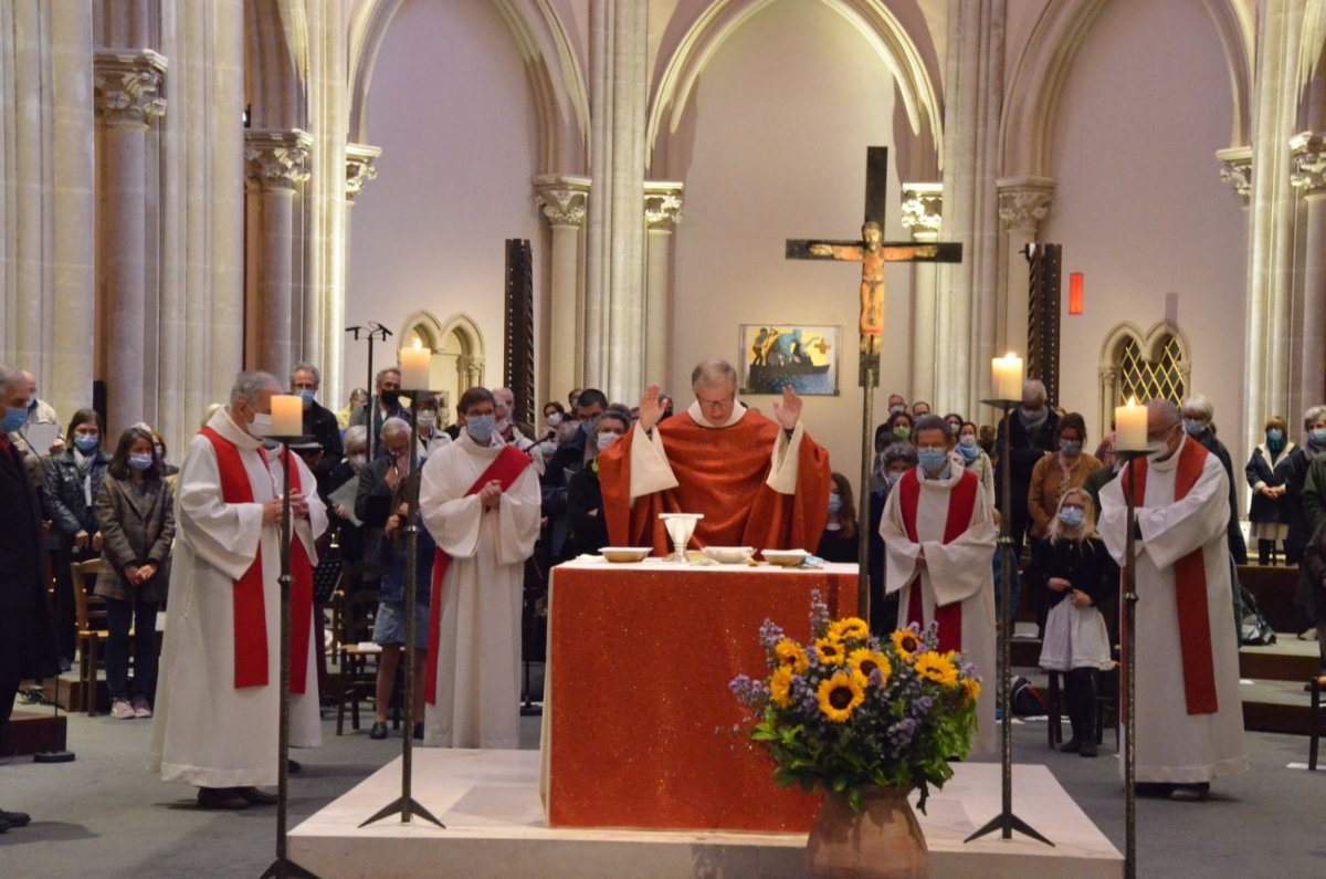 Hommage aux jésuites martyrs de la Commune de Paris en l'église (…). © Michel Pourny / Diocèse de Paris.