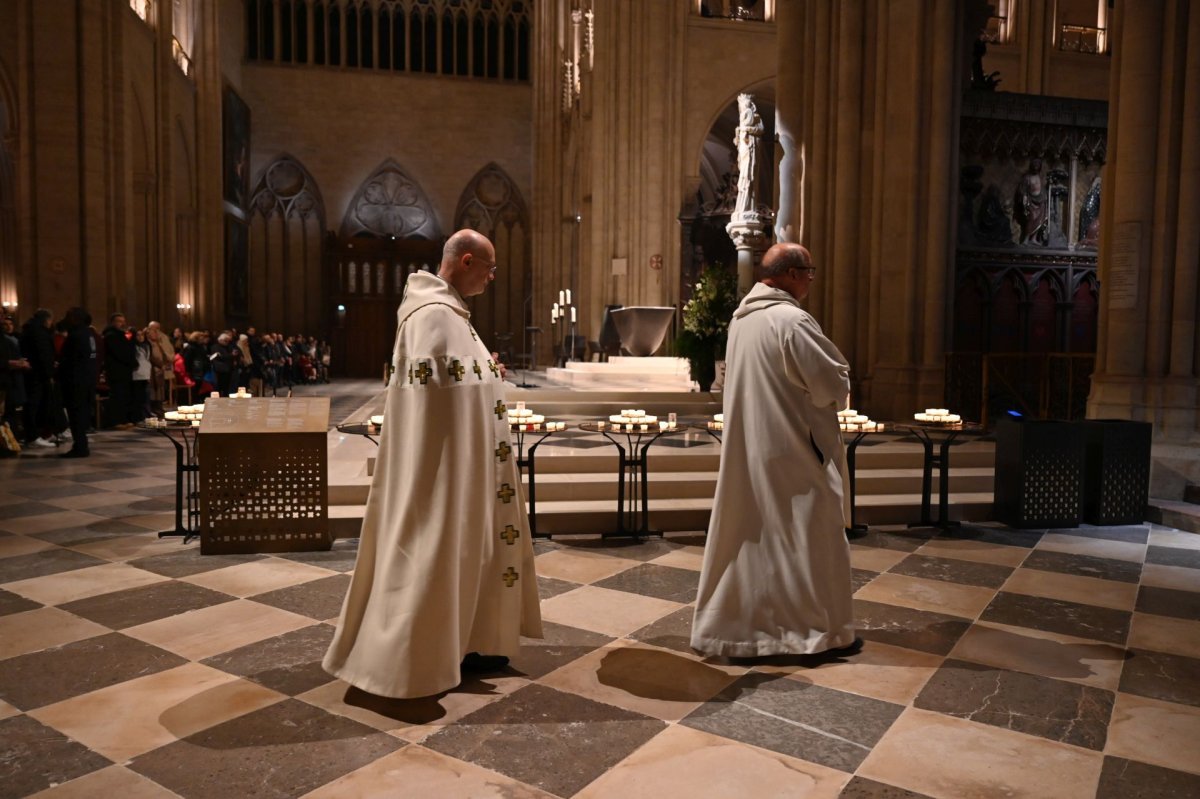 Vêpres du samedi 14 décembre 2024 à Notre-Dame de Paris. © Marie-Christine Bertin / Diocèse de Paris.